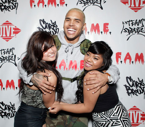 Chris Brown Hosts A Secret F.A.M.E. Listening Session For Team Breezy at PlayHouse, Hollywood.